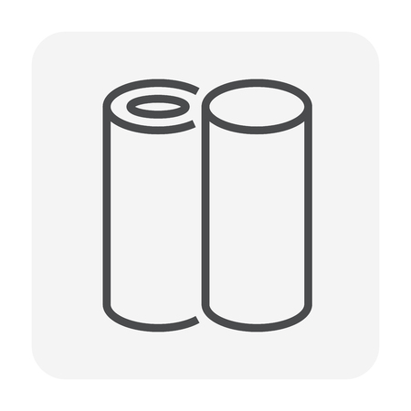 Steel product icon, 64x64 perfect pixel and editable stroke.のイラスト素材