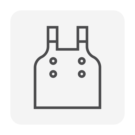 Safety tools icon, 64x64 perfect pixel and editable stroke.のイラスト素材
