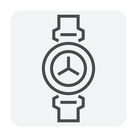 Steel pipe connector and valve icon set, 64x64 perfect pixel and editable stroke.のイラスト素材
