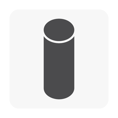 Metal product icon on white.のイラスト素材