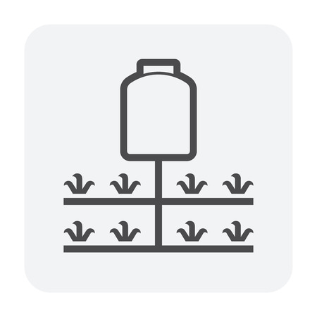 Water tank and agriculture icon.のイラスト素材