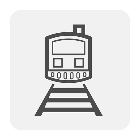 Train icon design black.のイラスト素材