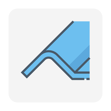 Roofing material icon design.のイラスト素材