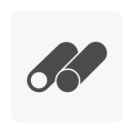 Metal product icon on white.のイラスト素材
