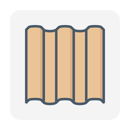 Roofing material icon design.のイラスト素材