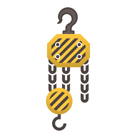 Winch or lifting machine icon design.のイラスト素材