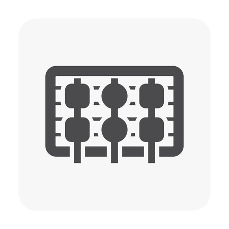 Camping and activity icon on white.のイラスト素材