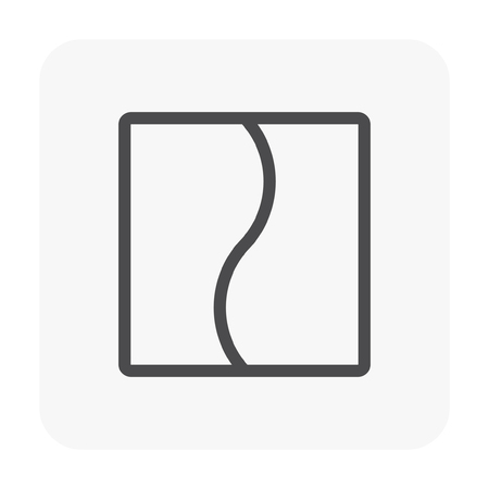 Ceiling work and material icon.のイラスト素材