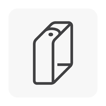 Ceiling work and material icon.のイラスト素材