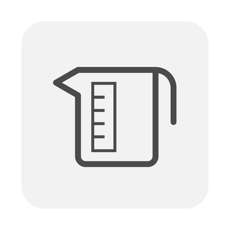 Pitcher icon design, black and outline.のイラスト素材