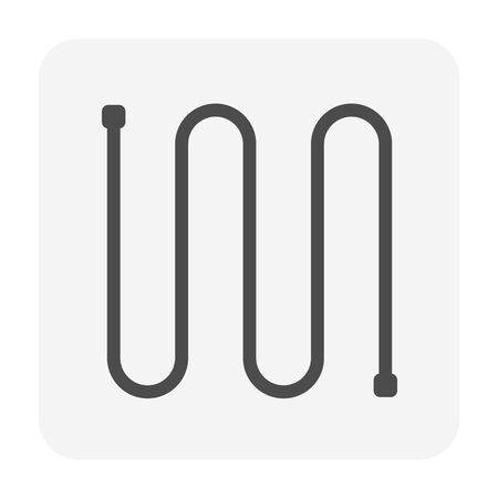 Air conditioner coil part icon design.のイラスト素材