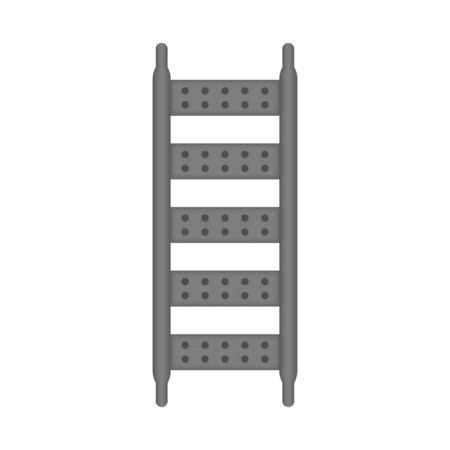 Ladder part of scaffolding icon design.のイラスト素材