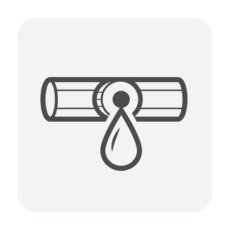 Automatic water sprinkler icon for agricultural work.のイラスト素材