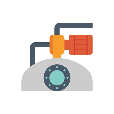 Pharmaceutical production and manufacturing icon.のイラスト素材