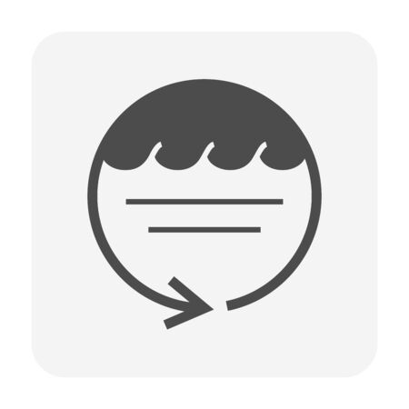 Water treatment vector icon concept design.のイラスト素材