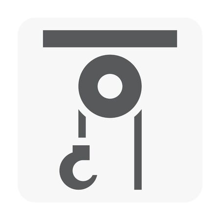 Construction tool and engineering icon on white.のイラスト素材