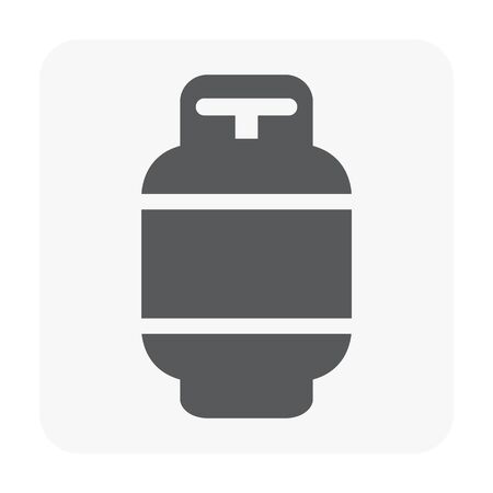 Oil gas icon on white.のイラスト素材