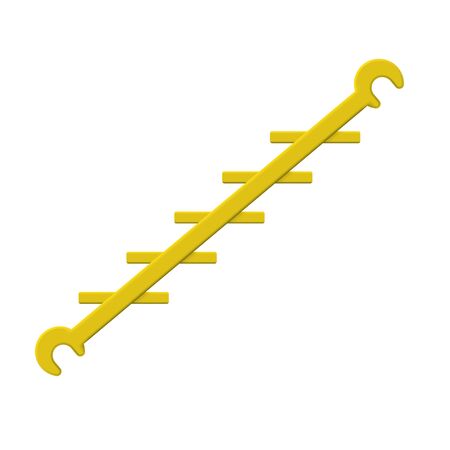 Ladder part of scaffolding icon design.のイラスト素材