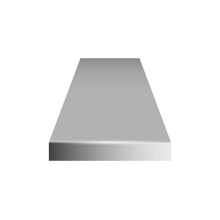 Vector icon of steel plate product icon for steel production industrial graphic design element.のイラスト素材