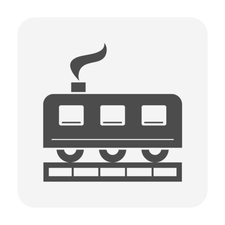 Train vector icon design for transportation concept design.のイラスト素材