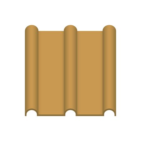 Roofing material icon design.のイラスト素材