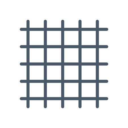 Steel rebar vector icon design on white background.のイラスト素材