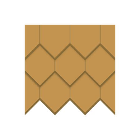 Roofing material icon design.のイラスト素材