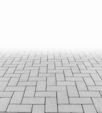 Concrete paver block floor pattern for background.の写真素材