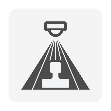 Smart home and sensor technology vector icon design.のイラスト素材