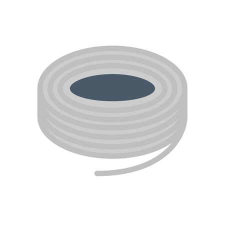 Steel wire vector icon design on white background.のイラスト素材