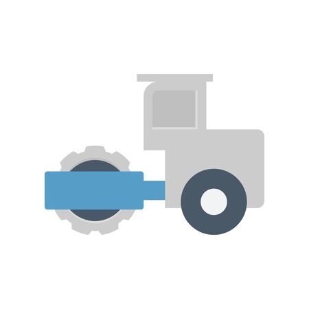 Soil compaction equipment icon design.のイラスト素材