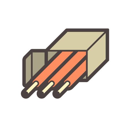Wire for welding work vector icon design.のイラスト素材