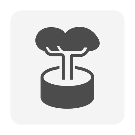 Garden and landscaping icon design.のイラスト素材