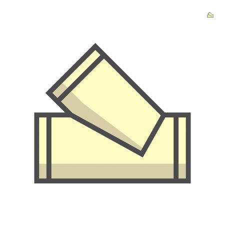 Air duct pipe vector icon design, 64x64 pixel perfect and editable stroke.のイラスト素材