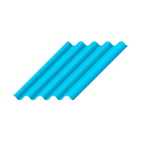Roofing material or roof tile icon design.のイラスト素材