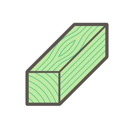 Wood floor construction material vector icon design on white.のイラスト素材