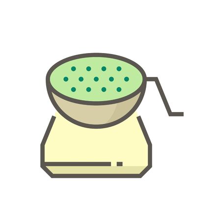 Geotechnical engineering and soil testing vector icon set design.のイラスト素材