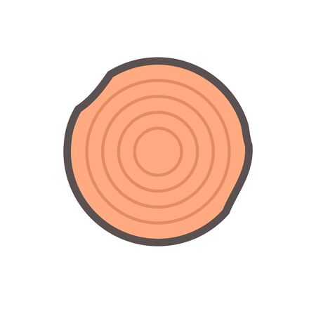 Lumber vector icon design on white background.のイラスト素材