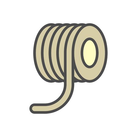 Air conditioner installation tool vector icon set design, editable stroke.のイラスト素材