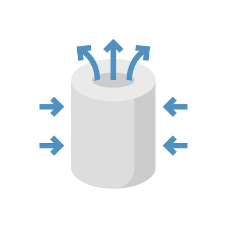 Water filtration and equipment vector icon design for water filtration graphic design element.のイラスト素材