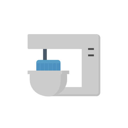 Dough kneading machine in food processing vector icon design on white background.のイラスト素材