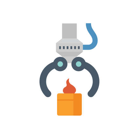 Electric saw and wood floor construction work vector icon design.のイラスト素材