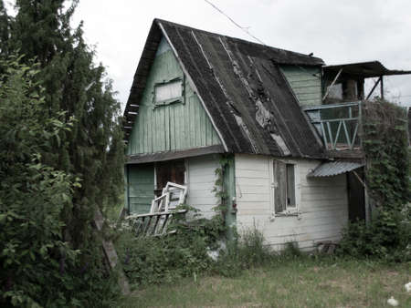 Old house. Abandoned house in Russia.の写真素材