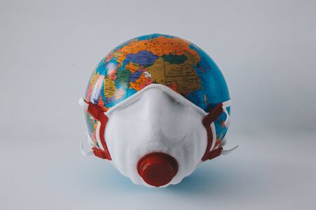 Coronavirus - COVID-19 face mask V-FFP3 NR Dの写真素材