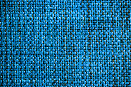 Blue fabric texture. Blue cloth background. Close up view of blue fabric texture and background. Abstract background and texture for designers.の写真素材