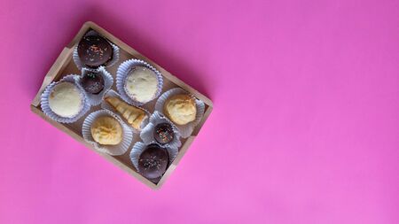 Baked sweets purely Chilean, fresh and delicious to share at tea time or at break time.の写真素材