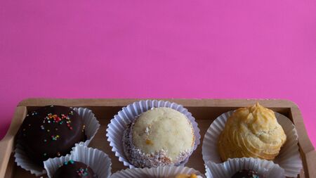 Baked sweets purely Chilean, fresh and delicious to share at tea time or at break time.の写真素材