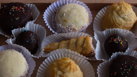 Baked sweets purely Chilean, fresh and delicious to share at tea time or at break time.の写真素材