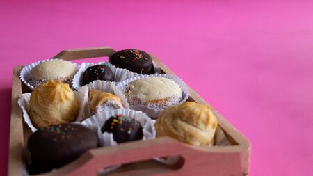 Baked sweets purely Chilean, fresh and delicious to share at tea time or at break time.の写真素材