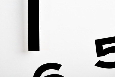 Macro photography of classic kitchen clockの写真素材